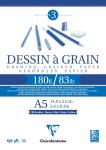 Clairefontaine Zeichenblock A5 verleimt 180g 30Bl