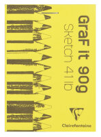 Clairefontaine Skizzenblock Graf It A7 80Bl sort