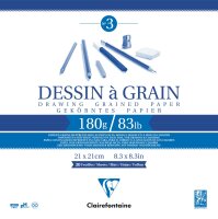 Clairefontaine Zeichenblock 21x21 180g 30Bl
