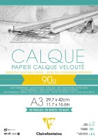 Clairefontaine Block Kalkpapier A3 90/95g 50Bl