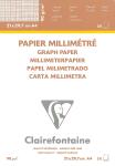 Clairefontaine Milimeterpapier A4 weiss 90g 50Bl