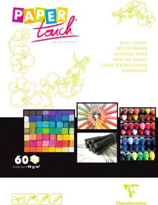 Clairefontaine Zeichenpapier A4 Block 90g wei 60Bl