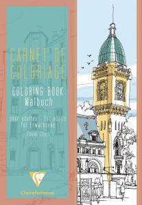 Clairefontaine Malbuch Erwachsene 21x29,7cm Stadt