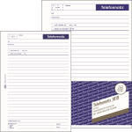 Zweckform 1019 Telefonnotiz, DIN A5, vorgelocht, 50...