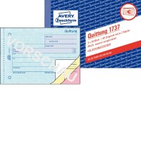 Zweckform 1737 Quittung MwSt. separat ausgewiesen - A6...