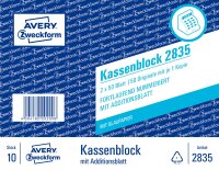 Zweckform Kassenblock 100x160mm 2835  2x50Bl