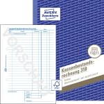 Zweckform 318 Kassenbestandsrechnung, DIN A5, vorgelocht,...