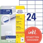 Zweckform 3490 Universal-Etiketten ultragrip - 70 x 36...