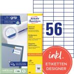 Zweckform 3668 Universal-Etiketten ultragrip - 52,5 x...