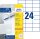 Zweckform 6173 Universal-Etiketten ultragrip - 70 x 37 mm, weiß, 720 Etiketten, permanent