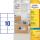 Zweckform J8173-25 99,1x57 Ink-Print-Etikette C4/C5 weiß