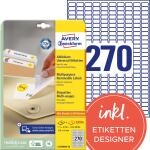 Zweckform L4730REV-25 Universal-Etiketten - 17,8 x 10 mm,...