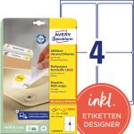 Zweckform L4733REV-25 Universal-Etiketten - 99,1 x 139...
