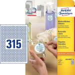 Zweckform L6019REV-25 Universaletikette D10mm weiß