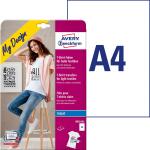 T-Shirt Folie für helle Textilien A4 5 Blatt - matt ,