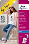 T-Shirt Folie für helle Textilien A4 5 Blatt - matt ,