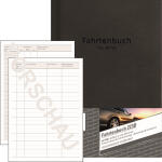 Zweckform 223D Fahrtenbuch - A5, steuerlicher km-Nachweis, 48 Blatt, weiß