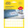 Zweckform 3312 Universal-Etiketten - 18 x 12 mm, weiß, 1.800 Etiketten/25 Blatt, permanent