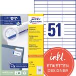 Zweckform 3420 Universal-Etiketten ultragrip - 70 x 16,9...