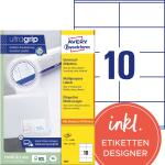 Zweckform 3425 Universal-Etiketten ultragrip - 105 x 57...