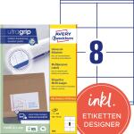 Zweckform 3426 Universal-Etiketten ultragrip - 105 x 70...