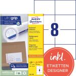 Zweckform 3427 Universal-Etiketten ultragrip - 105 x 74...