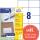 Zweckform 3427 Universal-Etiketten ultragrip - 105 x 74 mm weiß, 1.760 Etiketten