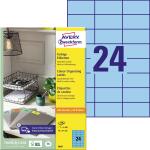 Zweckform Universaletikett 70x37 blau 3449 200ST