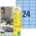 Zweckform Universaletikett 70x37 blau 3449 200ST