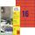Zweckform Universaletikett 105x37 rot 3452 1600ST