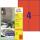 Zweckform Universaletikett 105x148 rot 3456 400ST