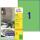 Zweckform 3472 Universaletikette 210x297 grün
