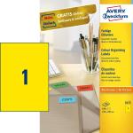 Zweckform 3473 Universaletikette 210x297 gelb