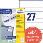 Zweckform 3479 Universal-Etiketten ultragrip - 70 x 32...