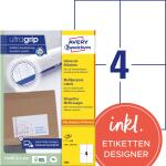 Zweckform 3483 Universal-Etiketten ultragrip - 105 x 148...