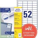 Zweckform 3650 5200St Universaletikett 48x21mm ws