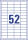 Zweckform 3650 5200St Universaletikett 48x21mm ws