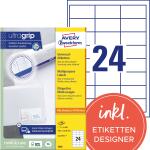 Zweckform 3658 Universal-Etiketten ultragrip - 64,6 x...