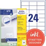 Zweckform 3658-200 4800St Universaletikett 64,6x33,8 ws