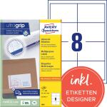 Zweckform 3660 Universal-Etiketten ultragrip - 97 x 67,7...