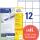 Zweckform 3661 Universal-Etiketten ultragrip - 70 x 67,7 mm, weiß, 1.200 Etiketten, permanent