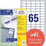 Zweckform 3666 Universal-Etiketten ultragrip - 38 x 21,2...