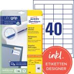 Zweckform 4780 Universal-Etiketten ultragrip - 48,5 x...