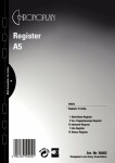 Chronoplan Inhaltsregister für A5 CHRONOPLAN 50402