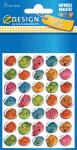 Zweckform 55232 Crystal Sticker Lustiges Gesicht