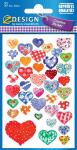 Zweckform 55811 beglimmert Schmucketikett Herzen Papier