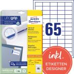 Zweckform 6121 Universal-Etiketten ultragrip - 38 x 21,2...