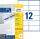 Zweckform 6175 Universal-Etiketten ultragrip - 105 x 48 mm, weiß, 360 Etiketten, permanent