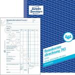 Zweckform 743 Reisekostenabrechnung, DIN A5, für Abrechnung pro Reise, 50 Blatt, weiß