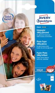 Zweckform C2522-60 60Bl Inkjet Fotopapier 10x15 180g